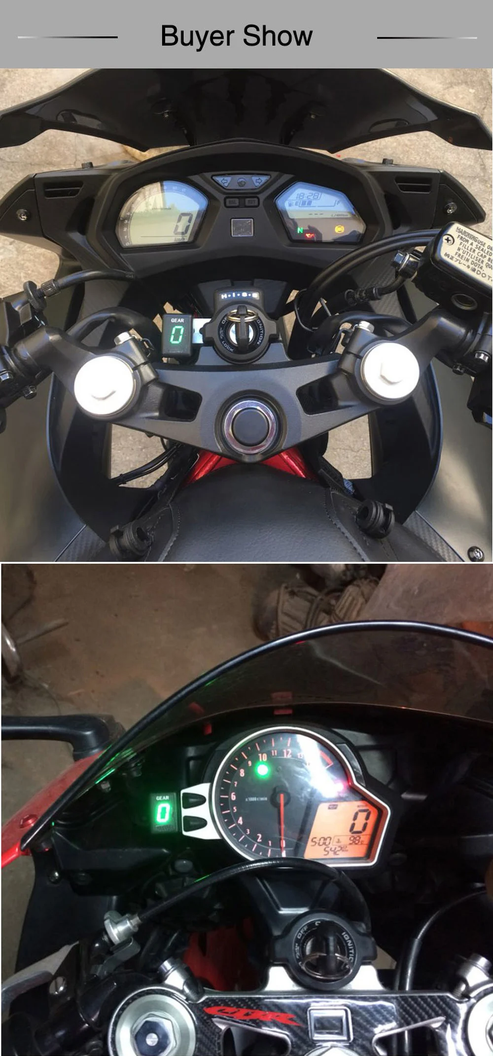 Motorcycle Gear Indicator Gear Display Meter For Yamaha Fjr1300 Bt1100 Fz1n Wr250x Wr450x Xvs1300A Xvs1100 R6s Fzs1000 Road Star