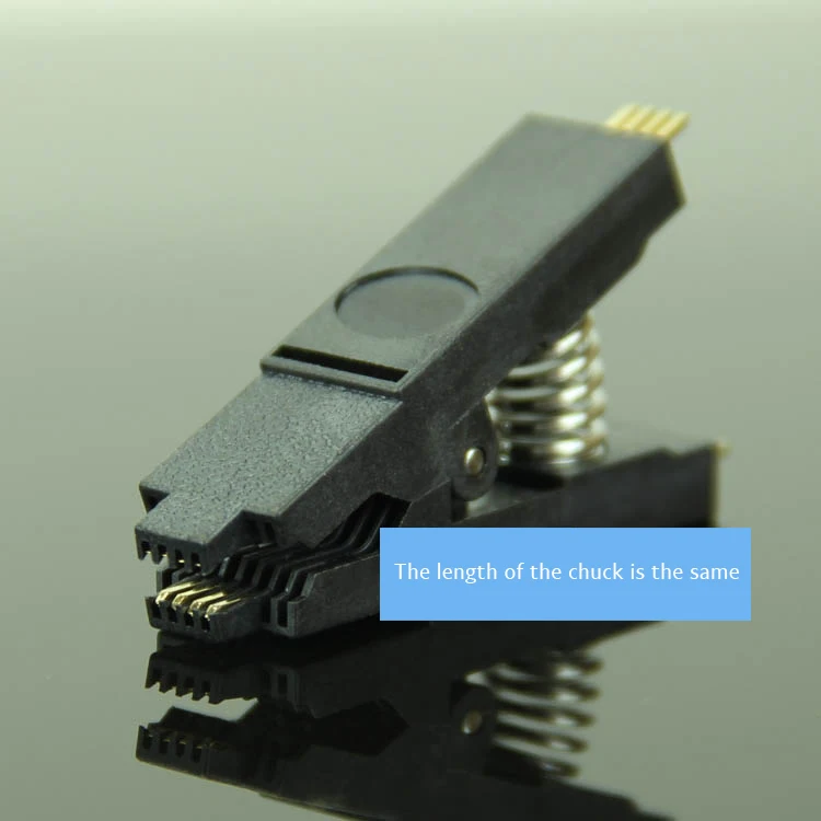 High Quality SOIC8 SOP8 Test Clip For EEPROM 93CXX/25CXX/24CXX In-Circuit Programming on USB Programmer TL866CS TL866A EZP2010