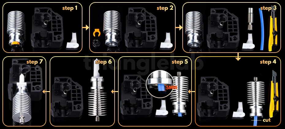 Trianglelab RNC Nano Coated Gear DDB Extruder V2.1 Bowden Extruder Dual Drive Extruder for 3D Printer Ender3 CR10 TEVO MK8