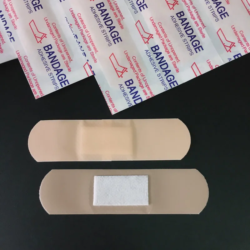 20-50-100Pcs 72x19mm Waterproof Band-Aid Skin Bandages First Aid Wound Adhesive Plaster Home Travel Outdoor Camp Emergency Kits