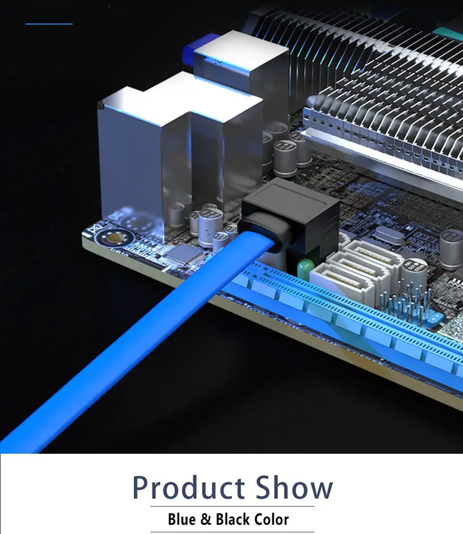 Urgrico SATA Cable to Hard Disk SSD Adapter HDD Cable SATA3.0 90 Degree for Asus MSI Gigabyte Motherboard Cable SATA