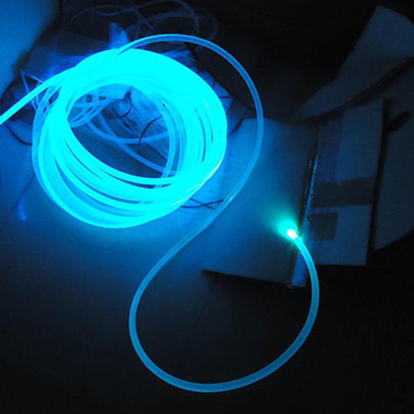 1M PMMA Side Glow Optical Fiber Cable D1.5/2/2.5/3/4/5mm Car Optic Cable Ceiling Lighting for Home Garden Party Light Decoration