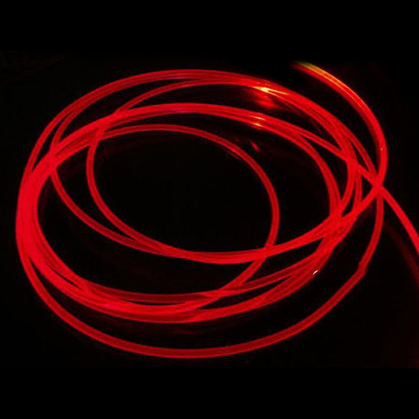 1M PMMA Side Glow Optical Fiber Cable D1.5/2/2.5/3/4/5mm Car Optic Cable Ceiling Lighting for Home Garden Party Light Decoration