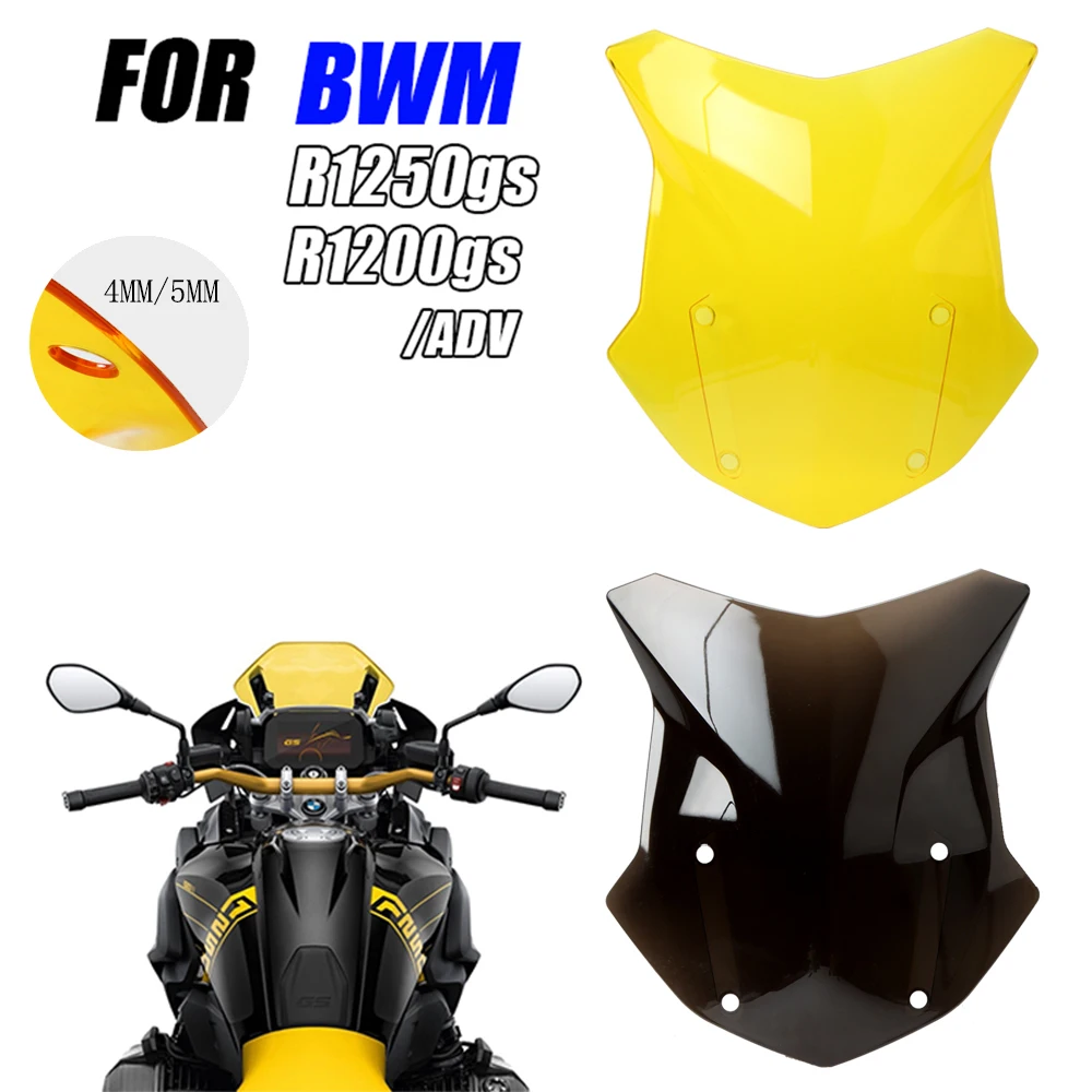 R1200GS R 1200 GS LC R1250GS ADV Adventure Windscreen Windshield For BMW R1250GS R1200GS Wind Shield Screen Protector Parts
