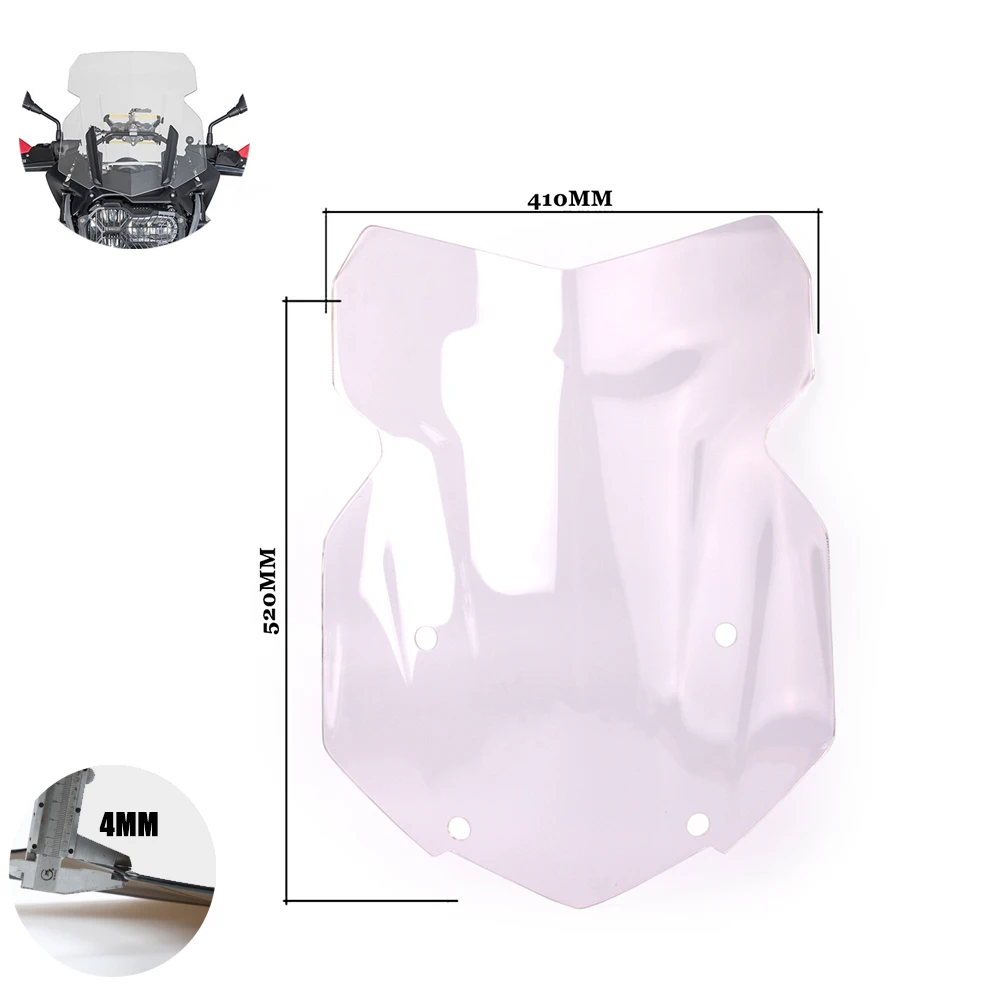 R1200GS R 1200 GS LC R1250GS ADV Adventure Windscreen Windshield For BMW R1250GS R1200GS Wind Shield Screen Protector Parts