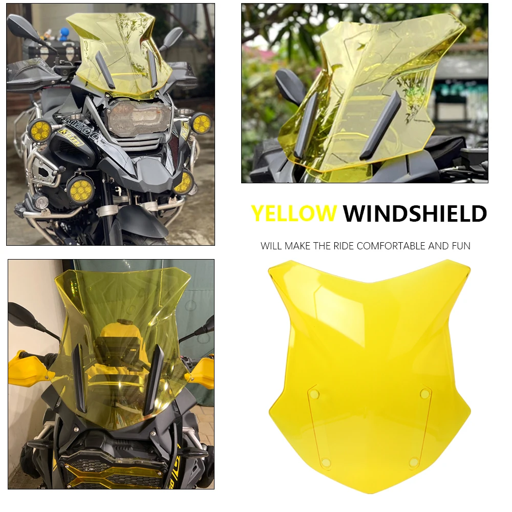 R1200GS R 1200 GS LC R1250GS ADV Adventure Windscreen Windshield For BMW R1250GS R1200GS Wind Shield Screen Protector Parts