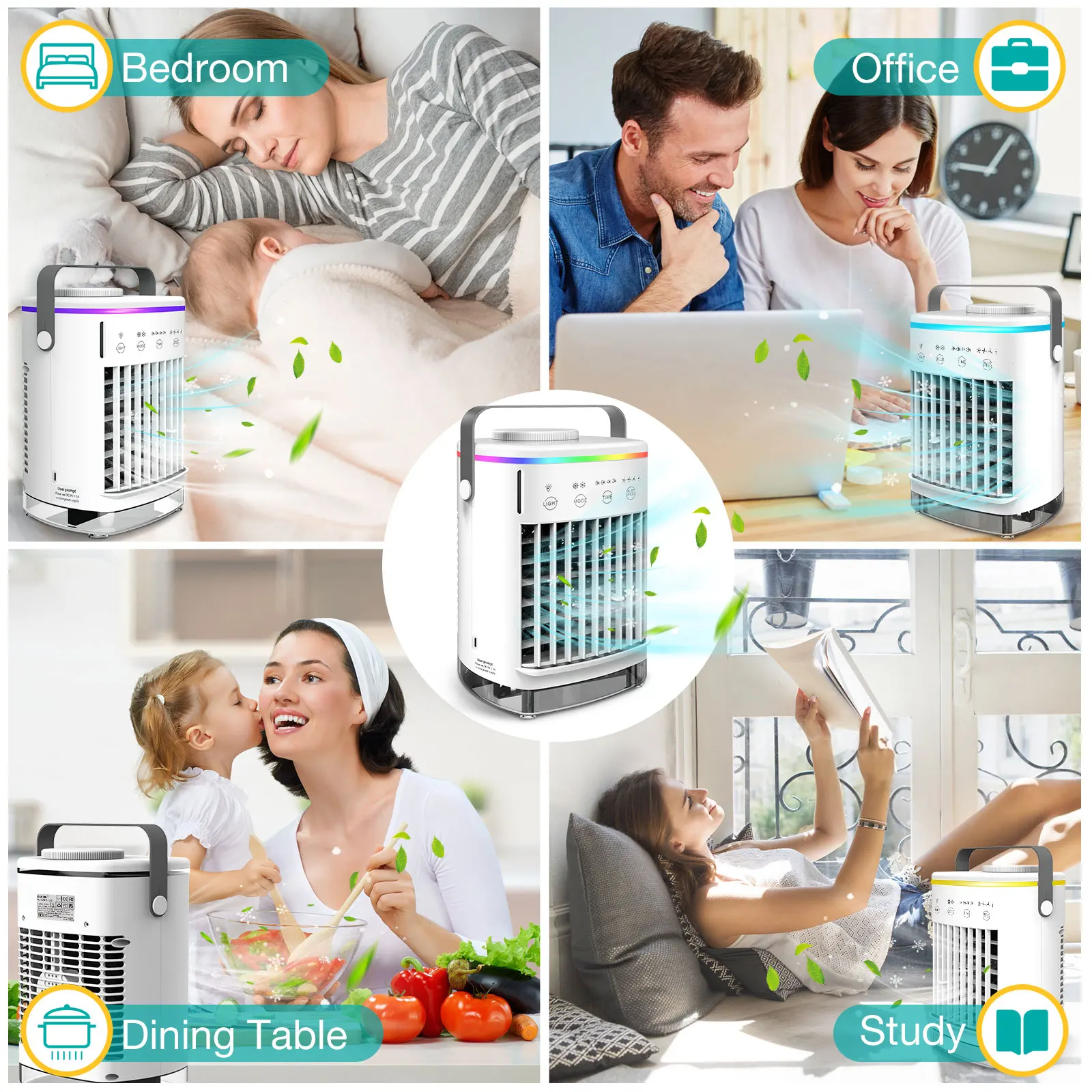 Plug-In Air Purifier Negative Ion Generator Mini Air Ionizer Dust Smoke Odor Remove For Home Bathroom Pet Air Cleaner Freshener