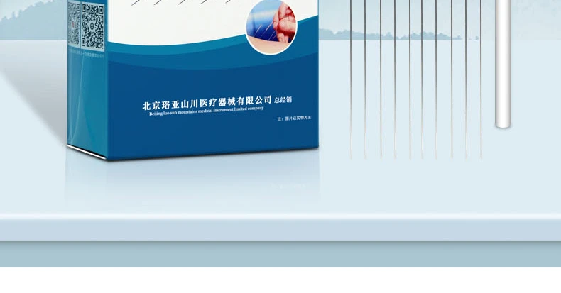 500PCS Traditional Chinese Medical Flat Handle Acupuncture Needles with Tube Disposable Sterile Needle Many Size