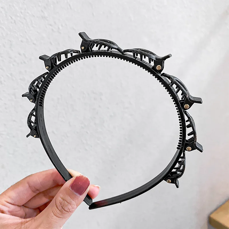 Unisex Alice Hairband Headband Men Women Sports Hair Band Hoop Metal Hoop Double Bangs Hairstyle Hairpin Hair Accessories