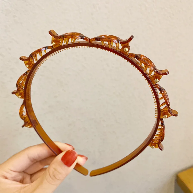 Unisex Alice Hairband Headband Men Women Sports Hair Band Hoop Metal Hoop Double Bangs Hairstyle Hairpin Hair Accessories