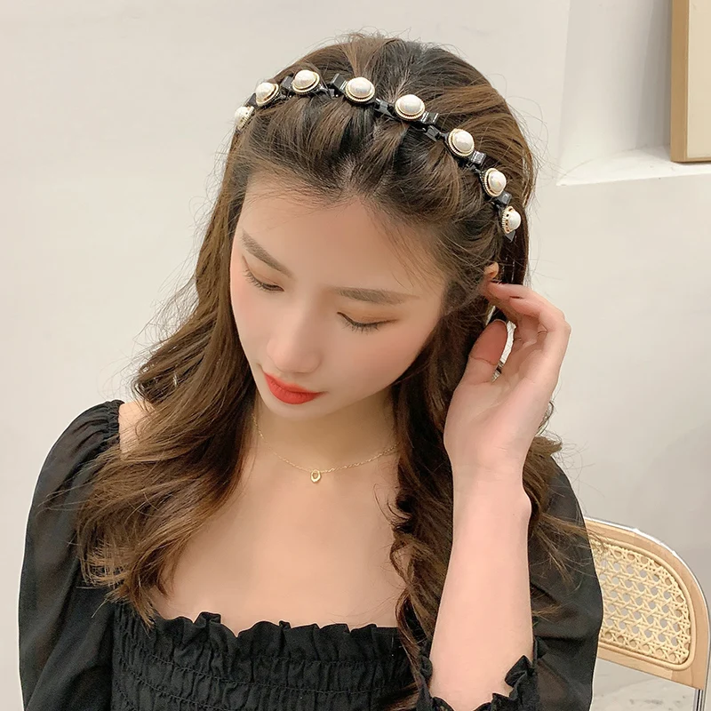 Unisex Alice Hairband Headband Men Women Sports Hair Band Hoop Metal Hoop Double Bangs Hairstyle Hairpin Hair Accessories