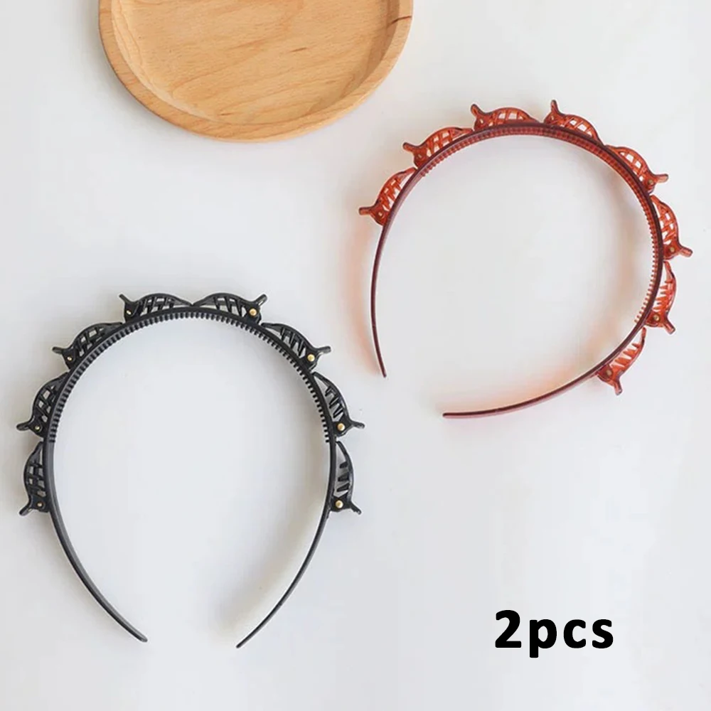 Unisex Alice Hairband Headband Men Women Sports Hair Band Hoop Metal Hoop Double Bangs Hairstyle Hairpin Hair Accessories