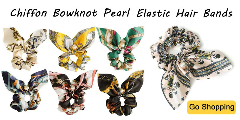 Fashion Leopard Print Bow Satin Long Ribbon Ponytail Scarf Hair Tie Scrunchies Women Girls Elastic Hair Bands Hair Accessories