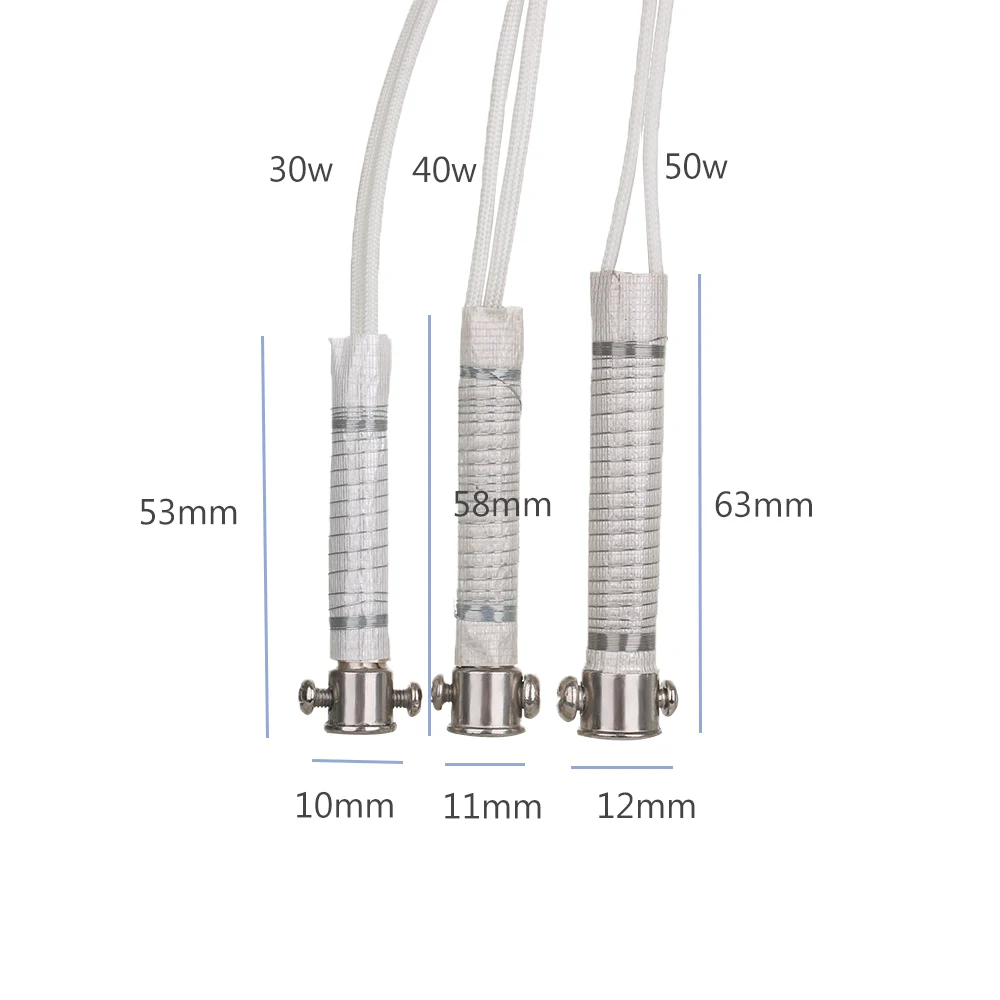Durable 220V Soldering Iron Core Heating Element Replacement Welding Tool External Heat Soldering Metalworking Tool 30W 40W 60W