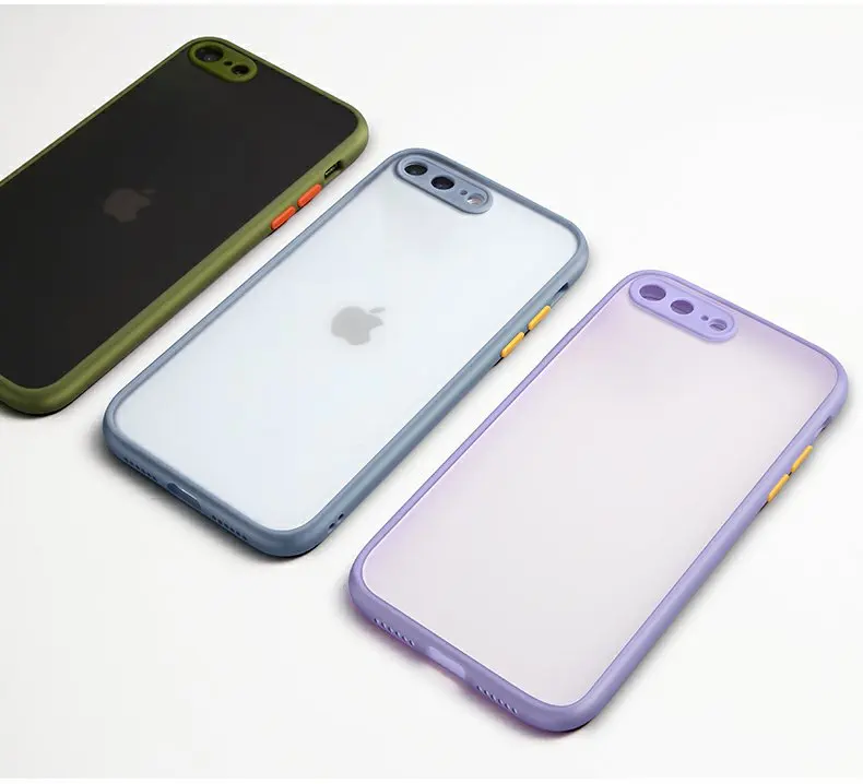The New Anti-drop Case For iphone SE 2020 Case for iphone 6 6s 7 8 Plus SE2 2020 2022 Frosted Fine Pore Skin Protection Cases