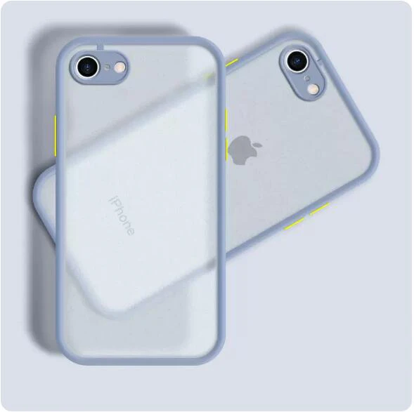 The New Anti-drop Case For iphone SE 2020 Case for iphone 6 6s 7 8 Plus SE2 2020 2022 Frosted Fine Pore Skin Protection Cases