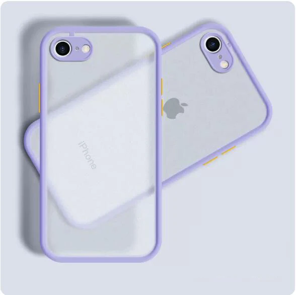 The New Anti-drop Case For iphone SE 2020 Case for iphone 6 6s 7 8 Plus SE2 2020 2022 Frosted Fine Pore Skin Protection Cases