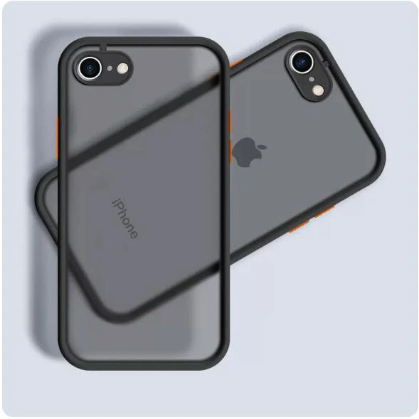 The New Anti-drop Case For iphone SE 2020 Case for iphone 6 6s 7 8 Plus SE2 2020 2022 Frosted Fine Pore Skin Protection Cases