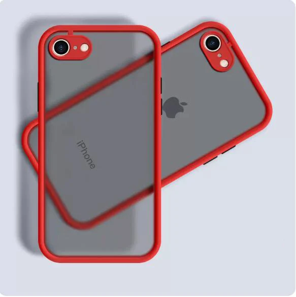 The New Anti-drop Case For iphone SE 2020 Case for iphone 6 6s 7 8 Plus SE2 2020 2022 Frosted Fine Pore Skin Protection Cases