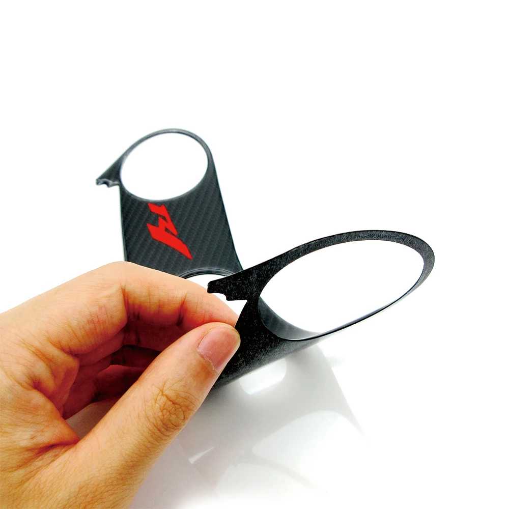 Motorcycle Pad Triple Tree Top Clamp Upper Front End Decals Carbon Fiber Stickers For Yamaha YZF1000 YZFR1 YZF-R1 2004 2005 2006