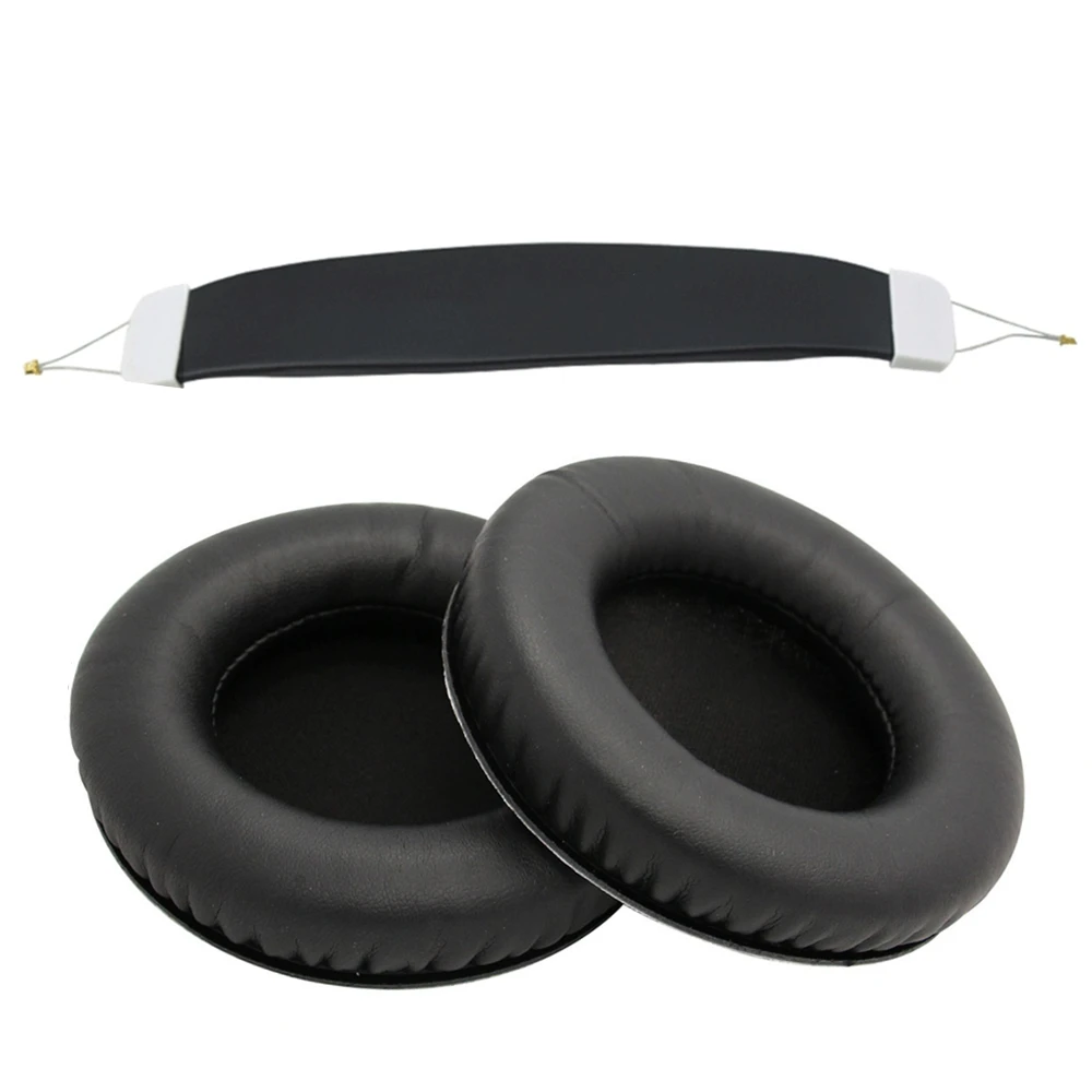 For Steelseries Siberia V1 V2 V3 Headset Sponge Cushion Earbud Cover Headphone Replacement Foam Earpads +headband Pads