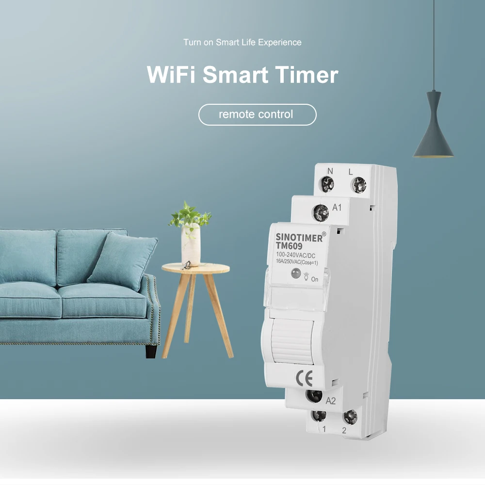 Electric Tuya APP Mobile Remote Control WiFi Smart Timer Switch Wireless Countdown Time Switch Home Staircase Light 220V 110V AC