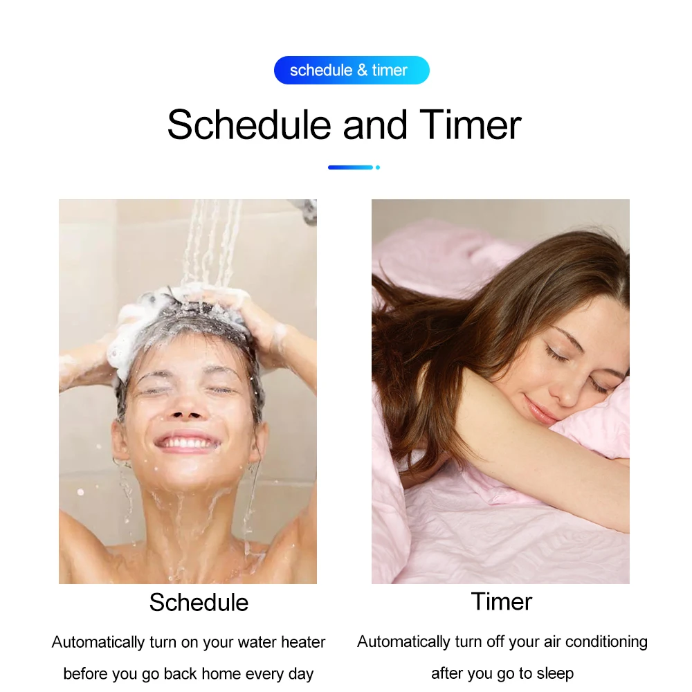 Electric Tuya APP Mobile Remote Control WiFi Smart Timer Switch Wireless Countdown Time Switch Home Staircase Light 220V 110V AC