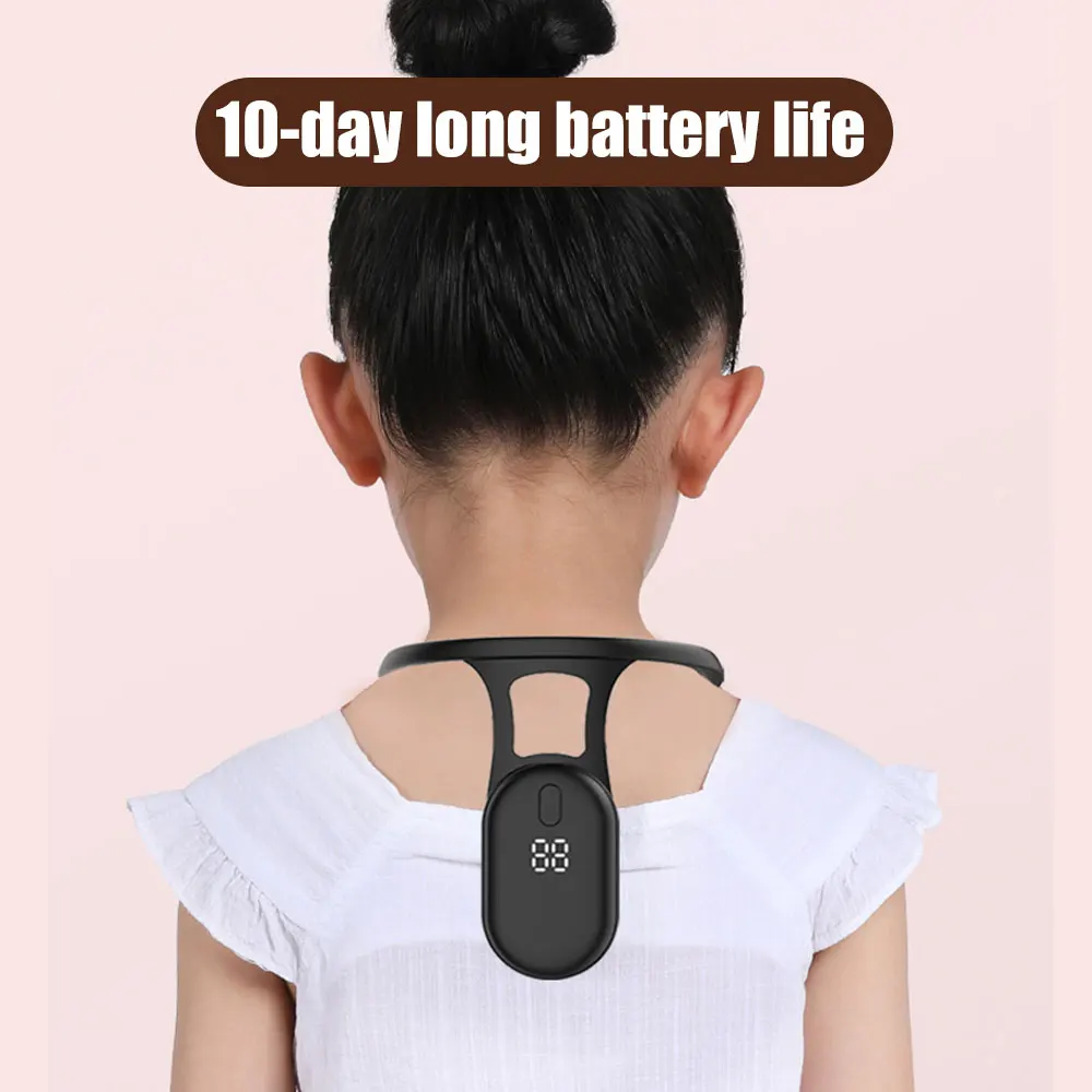 Intelligent Posture Corrector Portable Posture Correction Device Anti-Humpback Protect Eyesight for Adult and Children