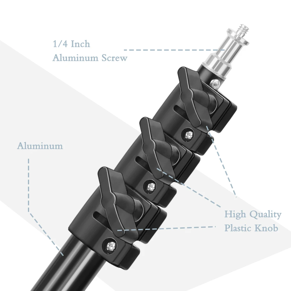 SH 150/170/200CM Selfie Light Tripod 1/4 Screw Head Photography Portable Stand Trepied Smartphone For Mini Photo Studio