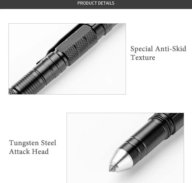 10-In-1 Self Defense Tactical Pen Emergency Flashlight Screwdriver Bottle Opener Window Breaker Outdoor Survival EDC Tool Gift