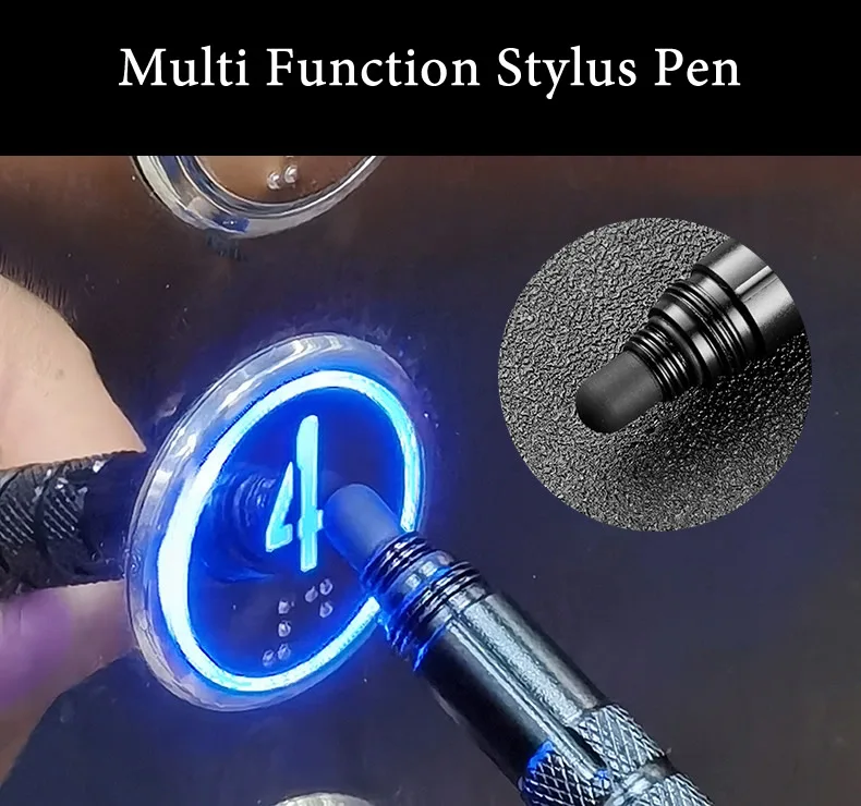 10-In-1 Self Defense Tactical Pen Emergency Flashlight Screwdriver Bottle Opener Window Breaker Outdoor Survival EDC Tool Gift