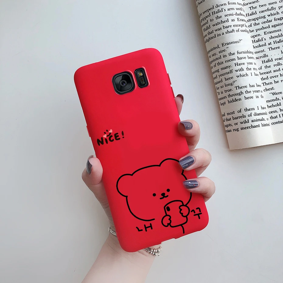 Phone Case For Samsung Galaxy S6 Edge Case Beautiful Pattern Soft Silicone Back Cover For Galaxy S6 Edge Samsung S6 S 6 6S Case