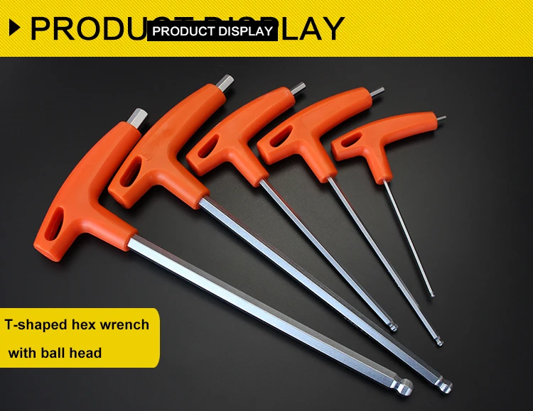2/2.5/3/4/5/6/8/10mm Flat/Ball Head Hex Key Allen Wrench Hand Tool Universal Quick Snap Adapter Chrome Vanadium Steel Hexagona
