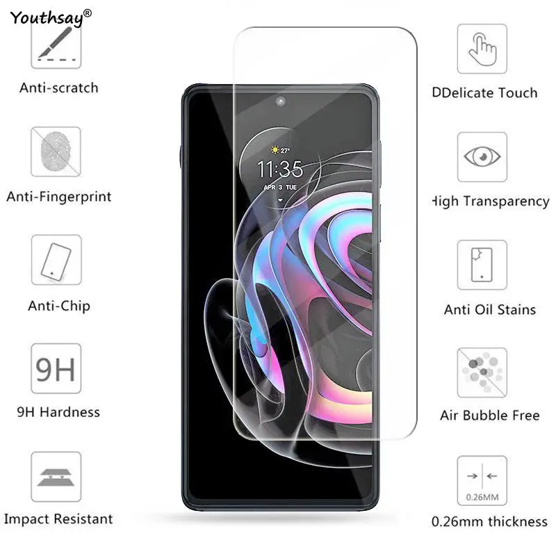 4 in 1 Glass For Motorola Edge 20 Lite Screen Protector For Motorola Moto Edge 20 Lite Tempered Glass Protective Phone Lens Film