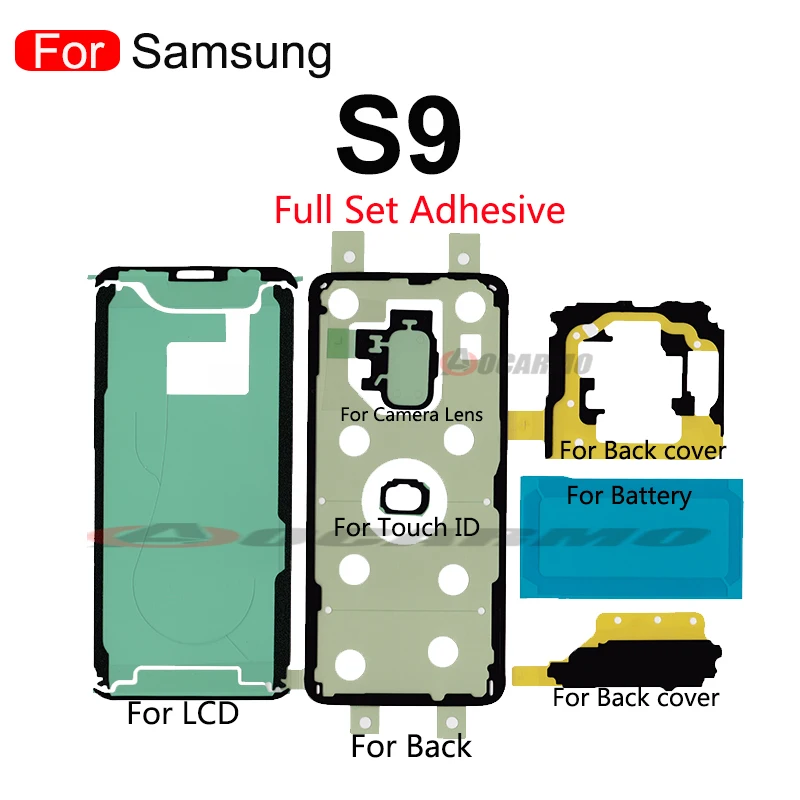 FullSet Waterproof Adhesive For Samsung Galaxy S8 S9 S10 S22 Plus S20U S21FE S9+ LCD Screen Back Battery Cover Sticker Tape Glue