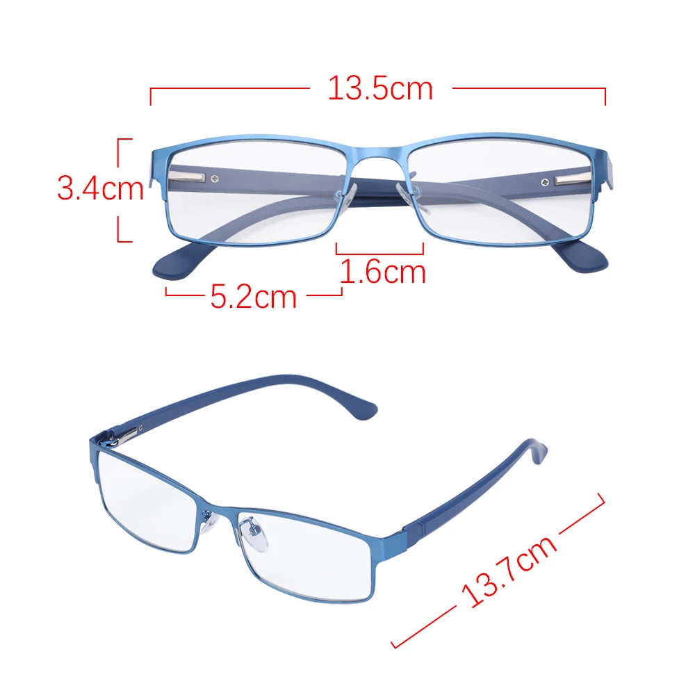 Fashion Hot Sale Men's Business Reading Glasses Titanium alloy Frame Male Hyperopia Presbyopia Prescription Vision Care Glasses