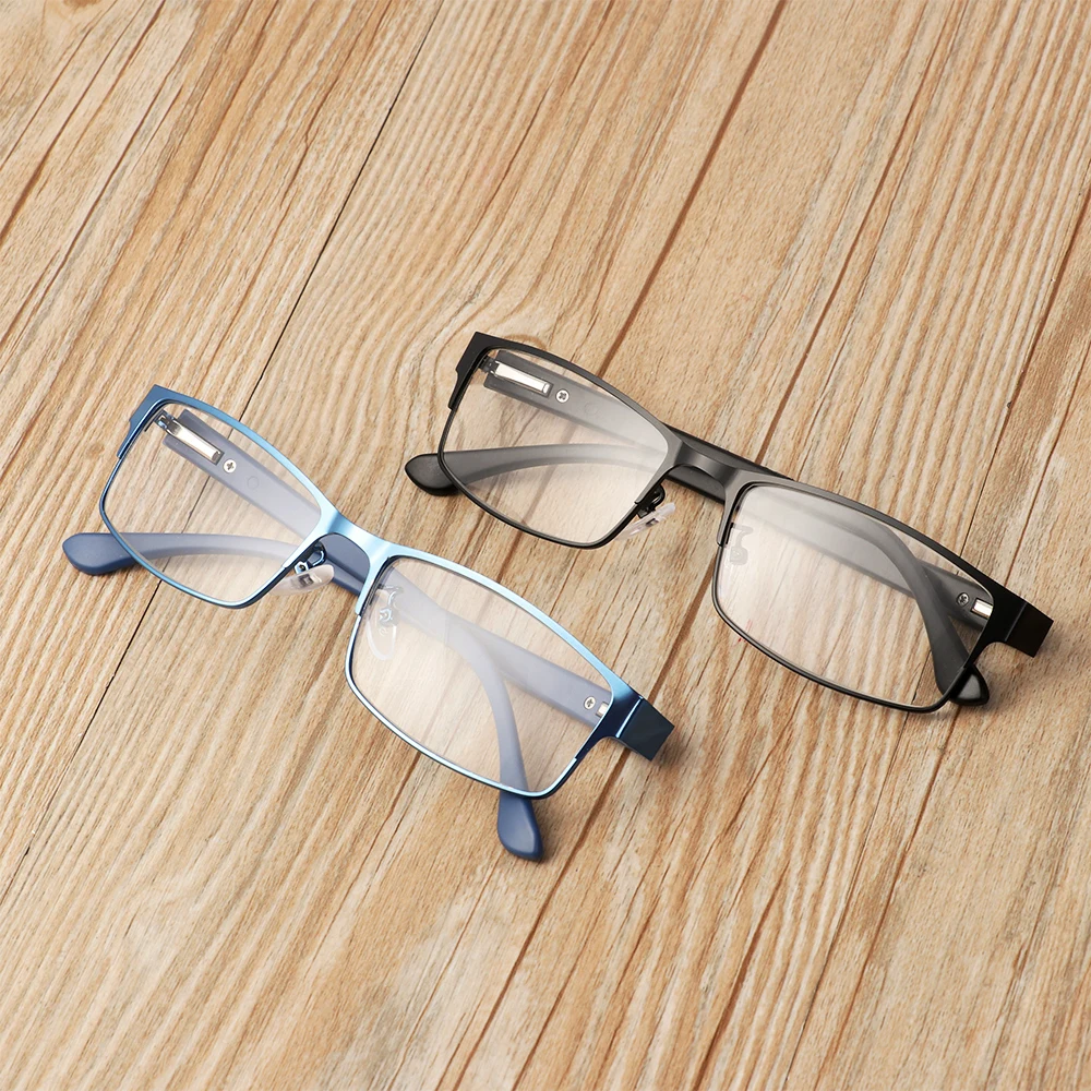 Fashion Hot Sale Men's Business Reading Glasses Titanium alloy Frame Male Hyperopia Presbyopia Prescription Vision Care Glasses