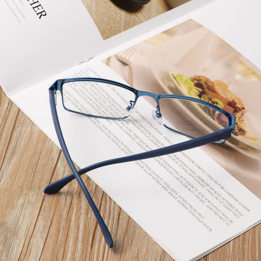 Fashion Hot Sale Men's Business Reading Glasses Titanium alloy Frame Male Hyperopia Presbyopia Prescription Vision Care Glasses