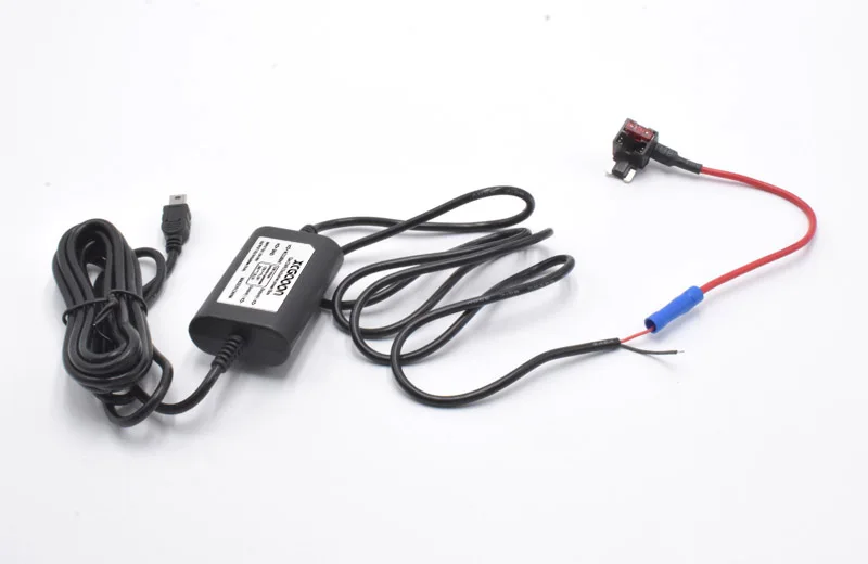 5V 2A Dash Cam Car Camcorder Vehicle DVR Hardwire Kit Cord Cable Power Cable With Mini Micro Type-C USB 3.1Meters Auto Charging