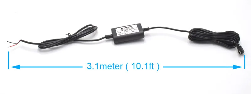 5V 2A Dash Cam Car Camcorder Vehicle DVR Hardwire Kit Cord Cable Power Cable With Mini Micro Type-C USB 3.1Meters Auto Charging