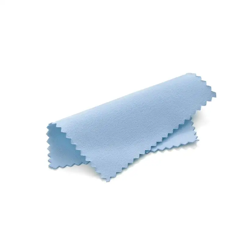 50/10 pcs 8x8cm Silver Polishing Cloth Jewelry Cleaning Anti Tarnish Reusable Soft Wiping Cloth Keep Jewelry Shining Tools