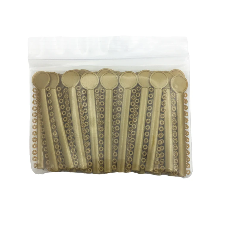 40Pcs/Bag Dental Orthodontic Elastic Ligature Ties Bands for Brackets Braces Ortho Treatment 40 Colors Optional