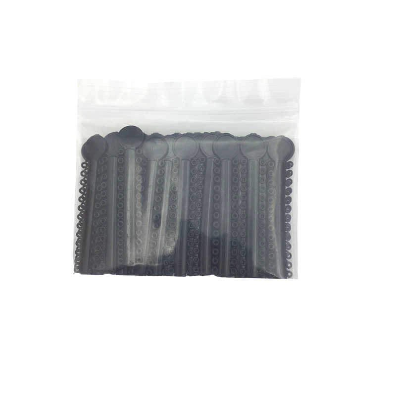 40Pcs/Bag Dental Orthodontic Elastic Ligature Ties Bands for Brackets Braces Ortho Treatment 40 Colors Optional