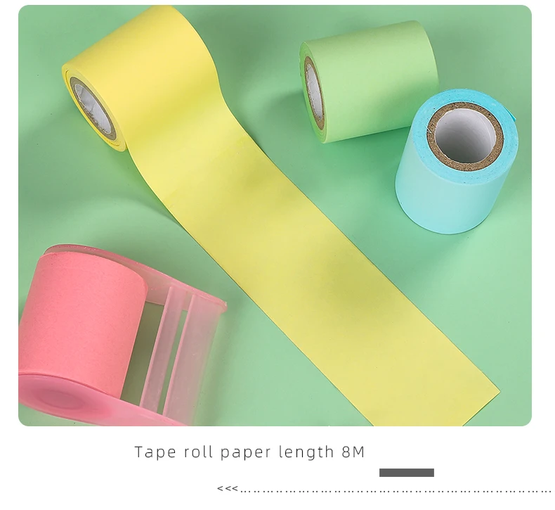 1 Pc Creative Roller Sticky Notes Japanese Style Can Be Cut Journal Memo Sticker DIY Scrapbook Decoration Supplies Stationery