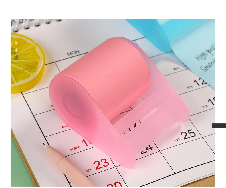 1 Pc Creative Roller Sticky Notes Japanese Style Can Be Cut Journal Memo Sticker DIY Scrapbook Decoration Supplies Stationery