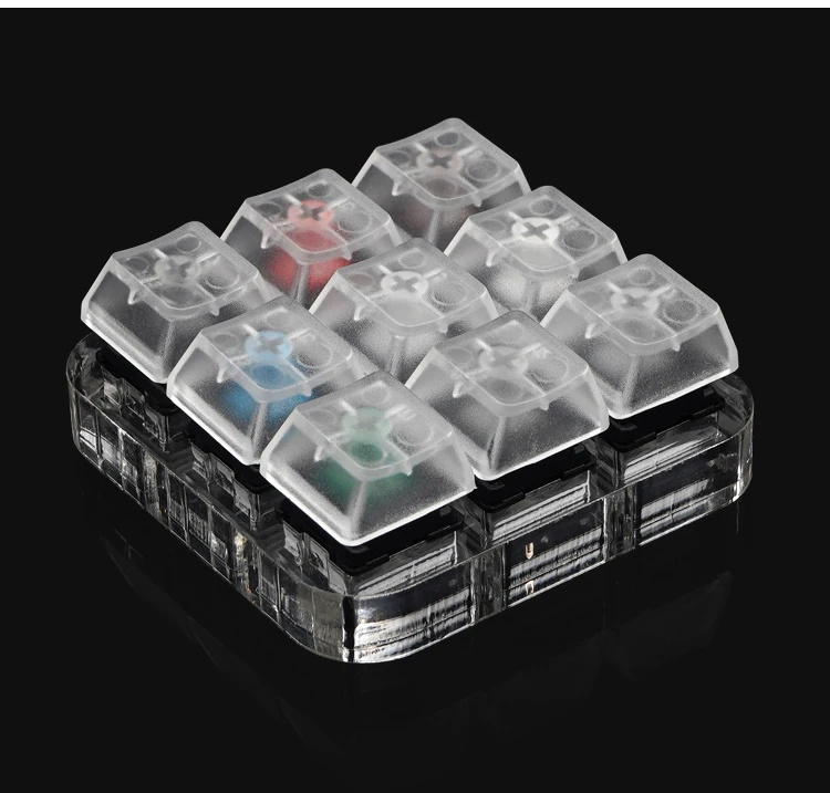 Switch Tester Cherry MX Kailh Gateron Greetech  RGB BOX black red brown blue 4 6 8 9 12 Key Keycaps Mechanical Keyboard Switch