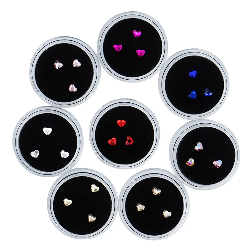 3/4/50pcs Dental Diamond Crystal Teeth Whitening Studs Acrylic Tooth Ornaments Tooth Gems Jewelry Tooth Decoration Material