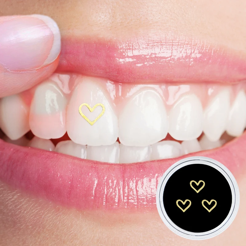 3/4/50pcs Dental Diamond Crystal Teeth Whitening Studs Acrylic Tooth Ornaments Tooth Gems Jewelry Tooth Decoration Material