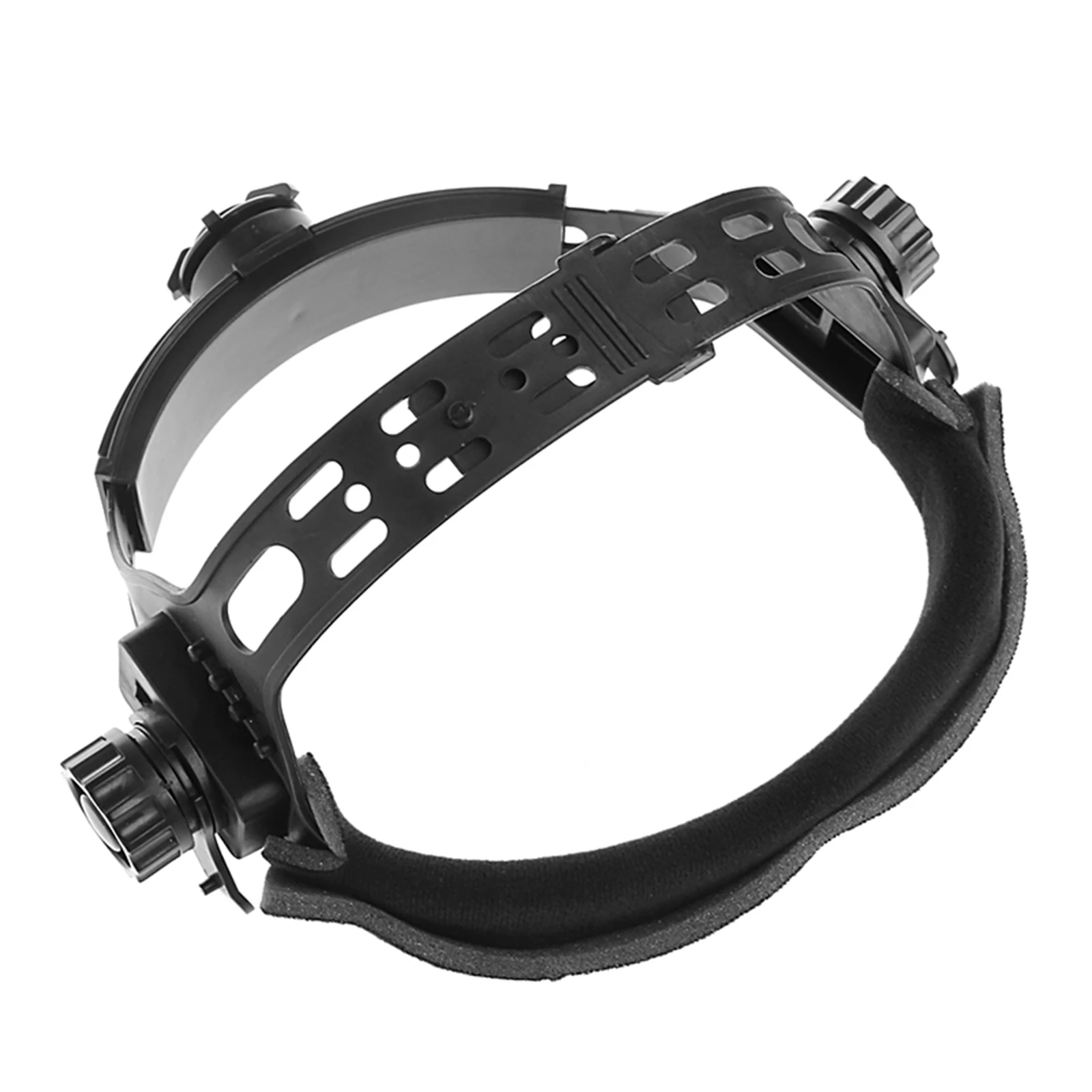 Adjustable Welding Headgear Replacement Mask Headband with Cotton Pad for Welding Helmets Auto Dark Helmet Accessory Black