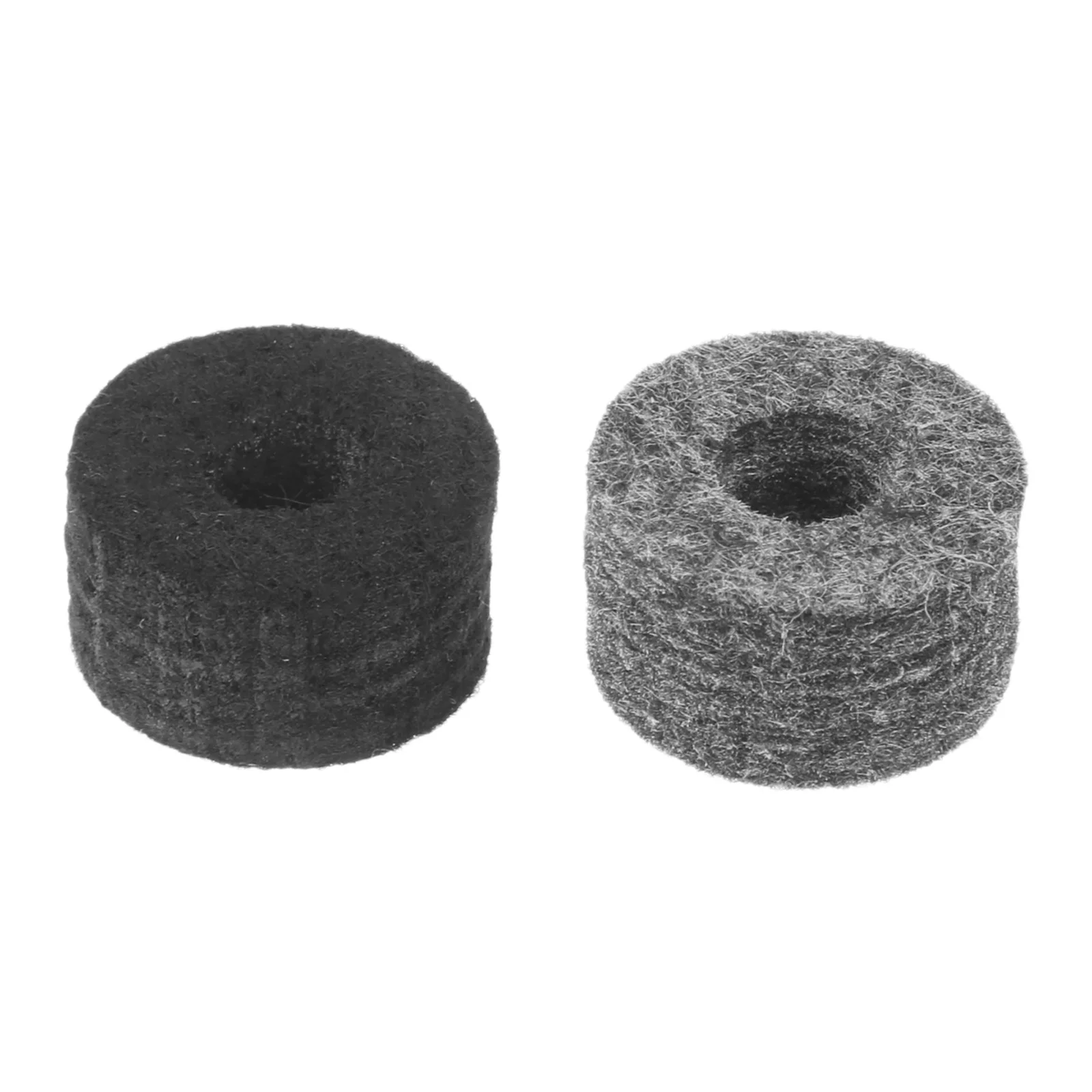 8Pcs Cymbal Stand 25mm Felt Washer + 2Pcs Cymbal Sleeves Replacement for Shelf Drum Kit